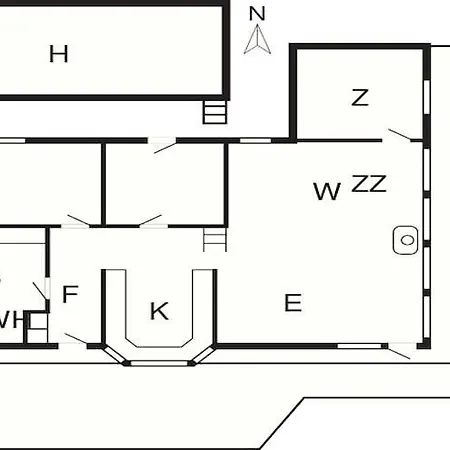 Three-bedroom In Sjolund 4 *